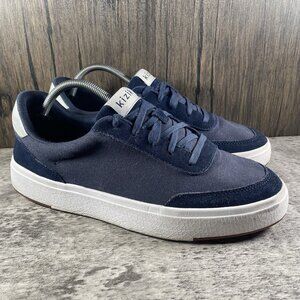 Kizik Prague Handsfree Men's Size 10 Sneakers Navy Blue White G1FC DPRANV01-1D